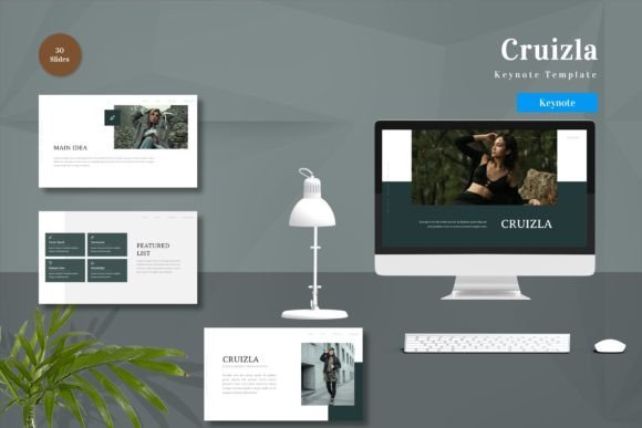 Cruizla Keynote Template: Versatile Design