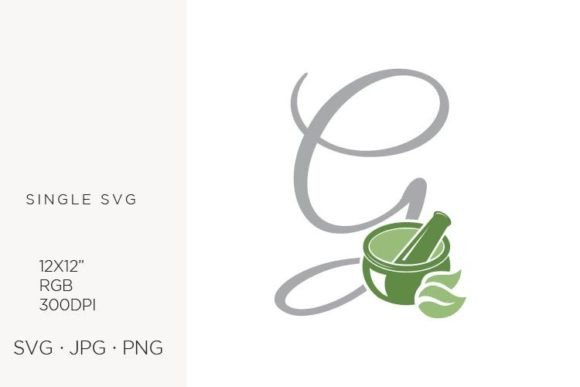 Integrating Mortar and Pestle, Spice, and Letter G Into Modern Brand Identity