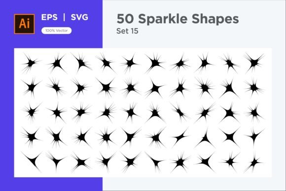 Integrating Sparkle Shape Symbol Sign V2-50 -15 into Professional Design Workflows