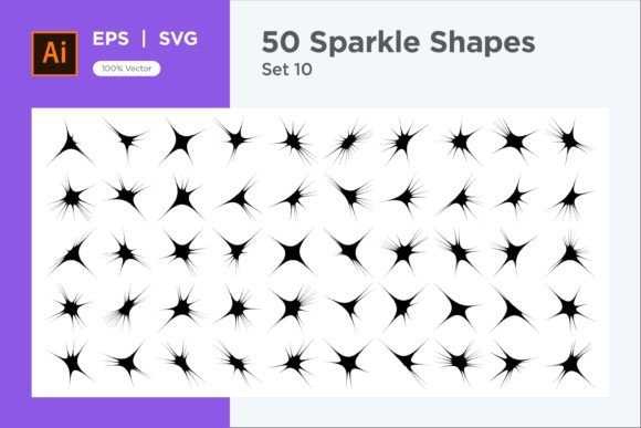 Mastering Sparkle Shape Symbol Sign V2-50 -10 for Professional Design