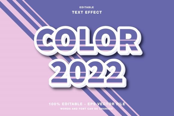 Mastering the Color 2022 Text Effect