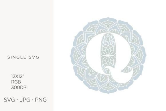 Mastering the Mandala Monogram Letter Q