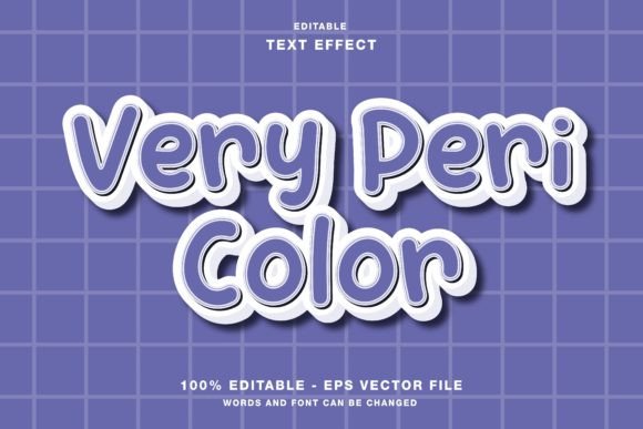 Mastering Visual Impact: A Guide to the Very Peri Color Text Effect for Modern Design