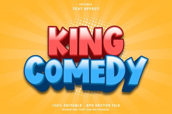 Mastering Visual Impact with the King Comedy 3D Text Effect