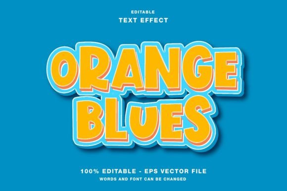 Orange Blues Text Effect: A Practical Guide to Customizable Design Assets