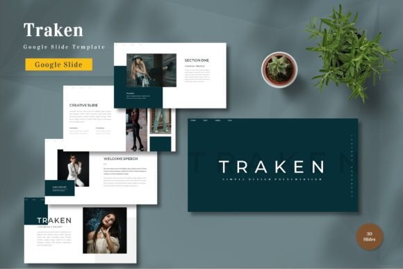 Traken: A Versatile Google Slide Template for Modern Presentations